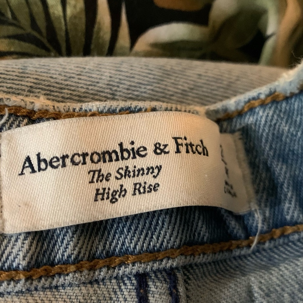 Abercrombie & Fitch skinny high rise jeans size 27 - Picture 3 of 8